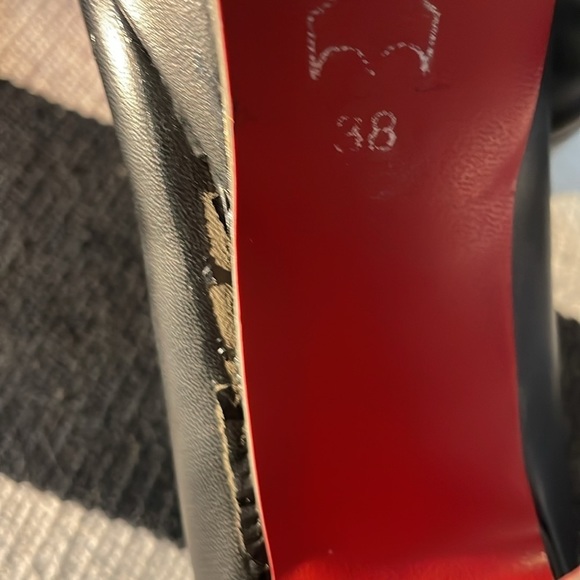 Black Platform Stilettos Size 7 - Picture 2 of 3